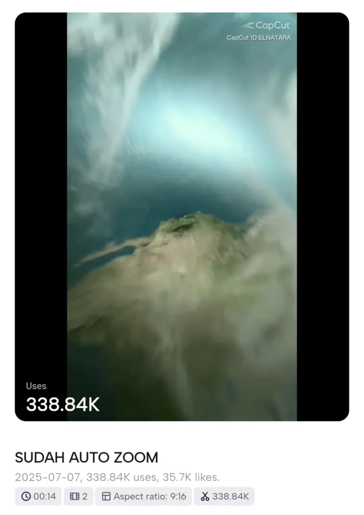 earth zoom effect capcut template new trend 5