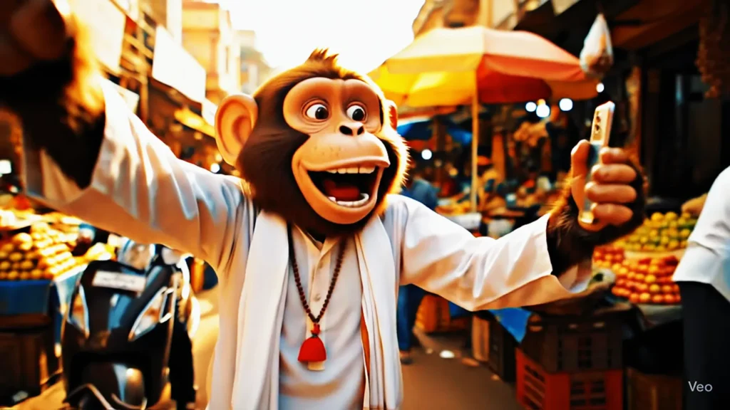 monkey vlog prompt generator