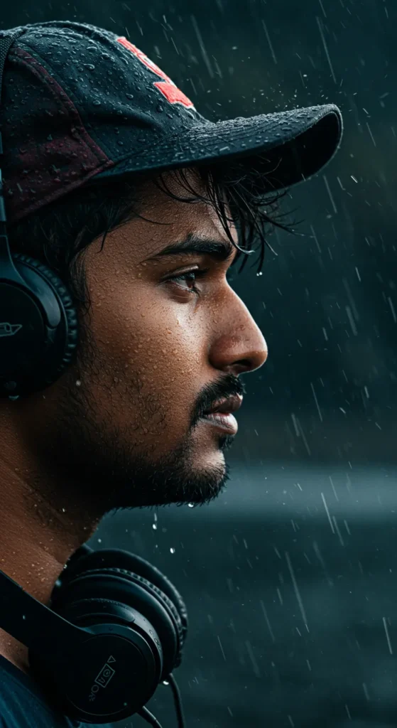 13. Melancholic Rain Portrait