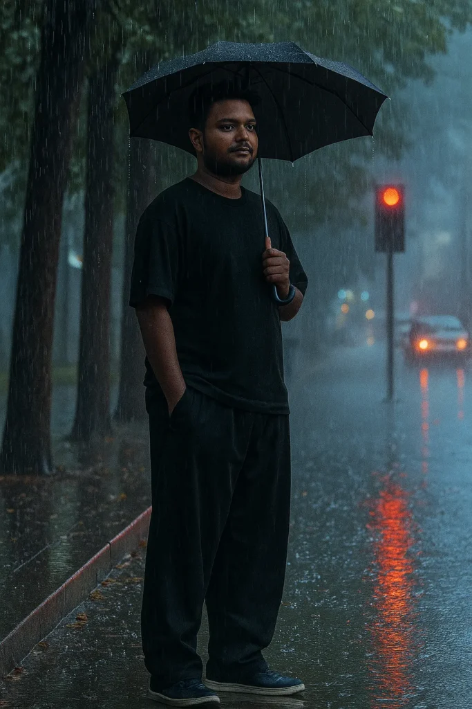 14. Urban Rainy Sidewalk