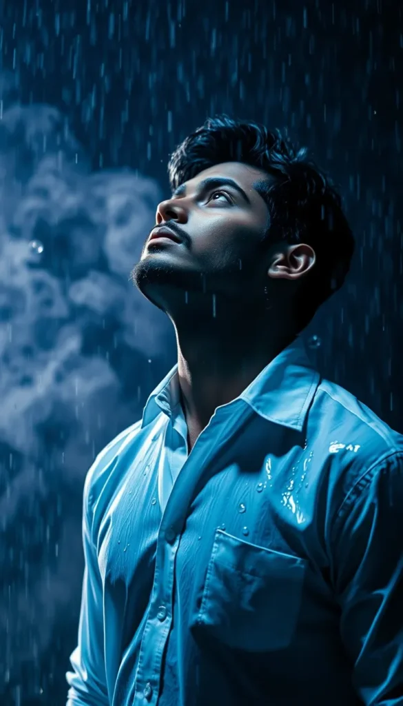 9. Editorial Fashion in Heavy Rain