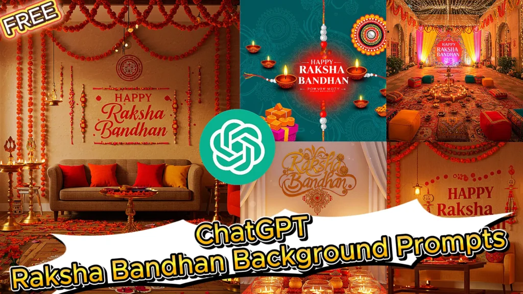 ChatGPT Raksha Bandhan Background Prompt