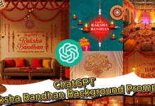 ChatGPT Raksha Bandhan Background Prompt