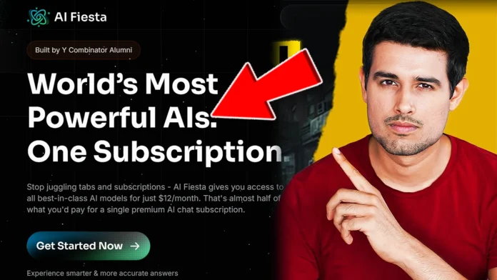 Dhruv Rathee AI: AI Fiesta – All Powerful AI Models in One Subscription Dhruv Rathee AI Fiesta