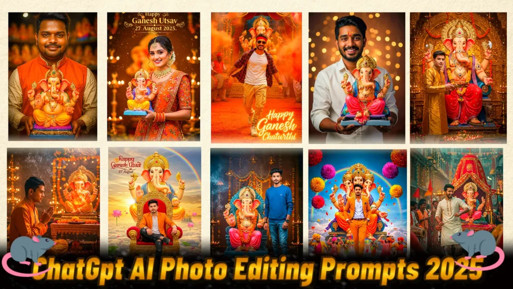 Ganesh Chaturthi ChatGpt AI Photo Editing Prompts 2025
