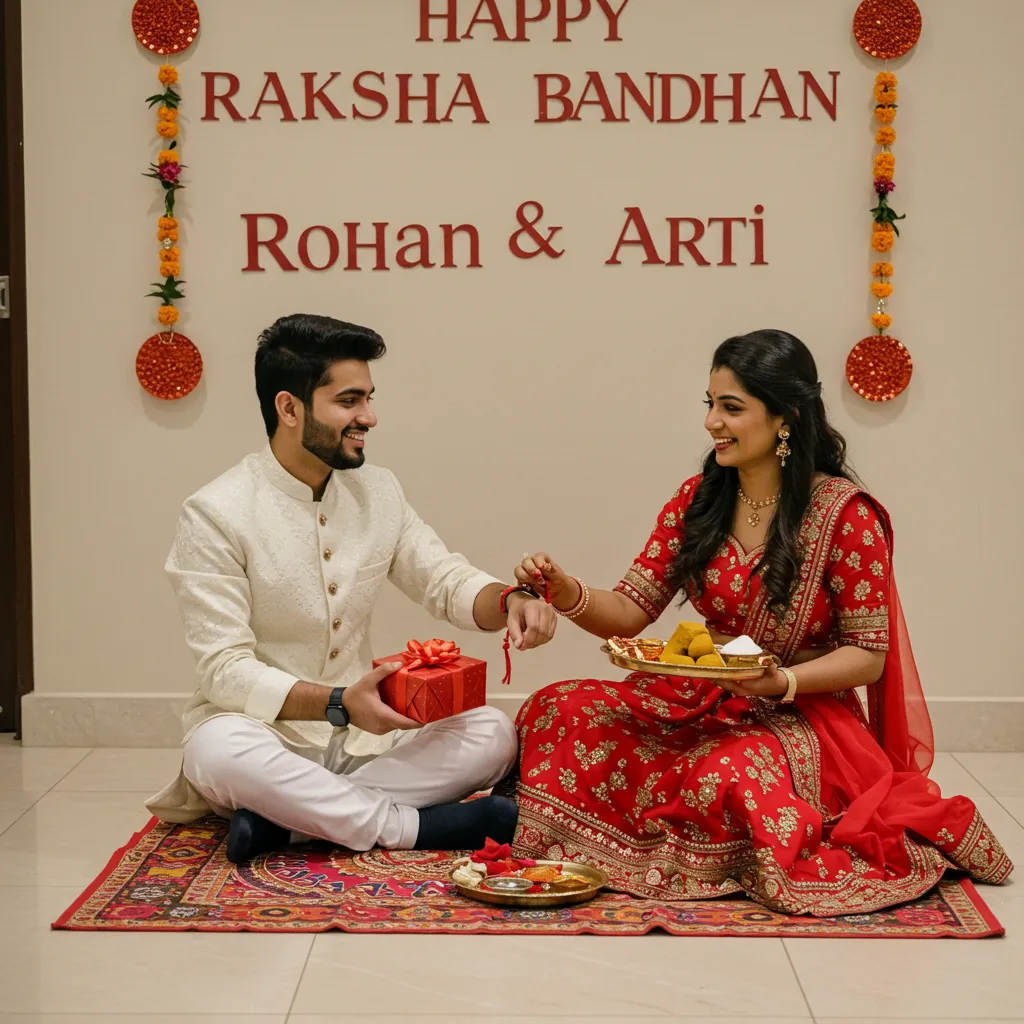 raksha bandhan ai image prompt