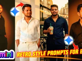 Retro Style Prompts For Gemini AI For Boys