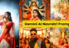 navratri prompt for gemini