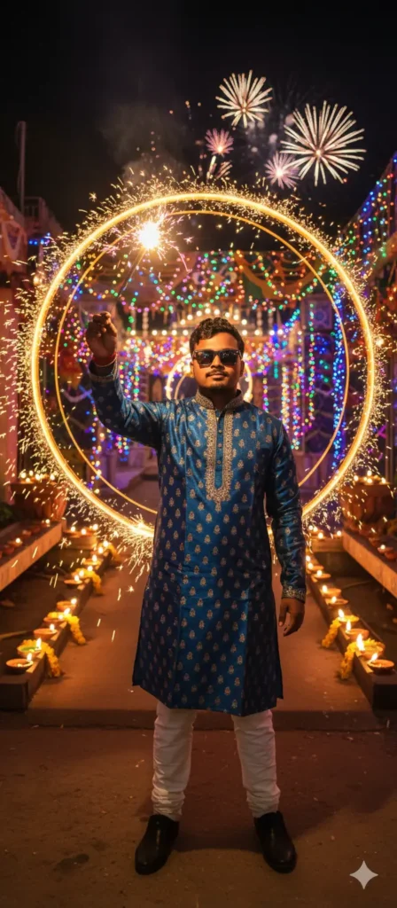 diwali photo prompt