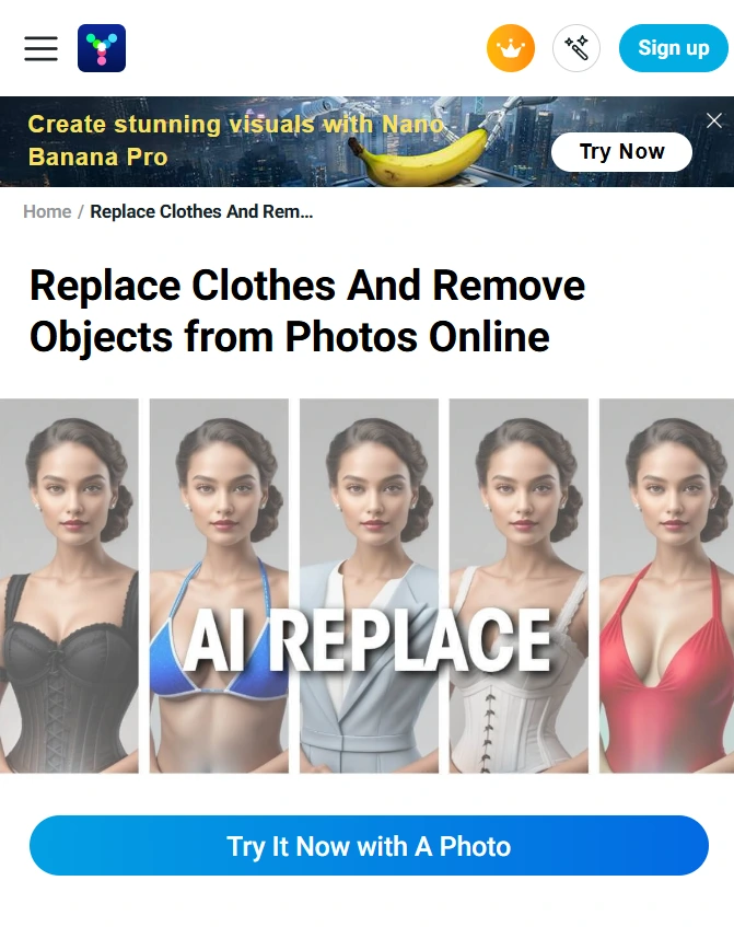 7. Perfect Corp – Replace Clothes