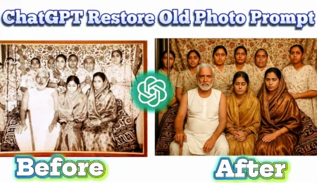 Chatgpt Restore Old Photo Prompt new