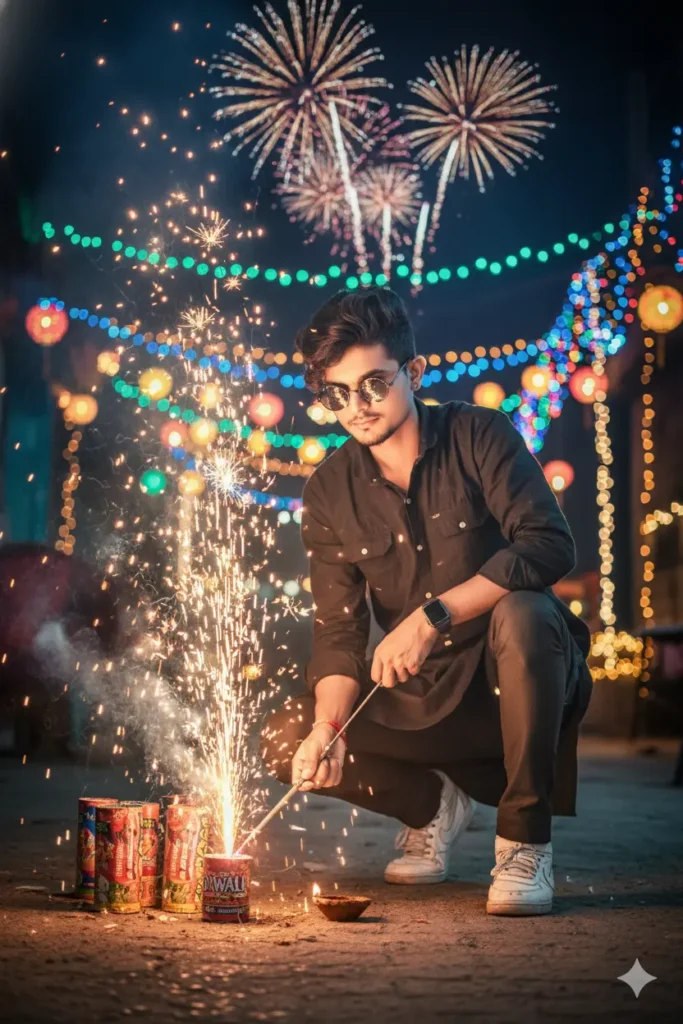 diwali prompt for gemini boy