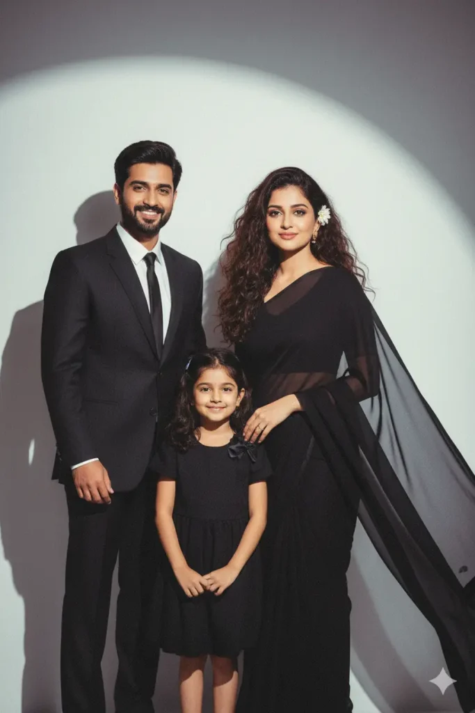 family prompt for gemini ai retro style