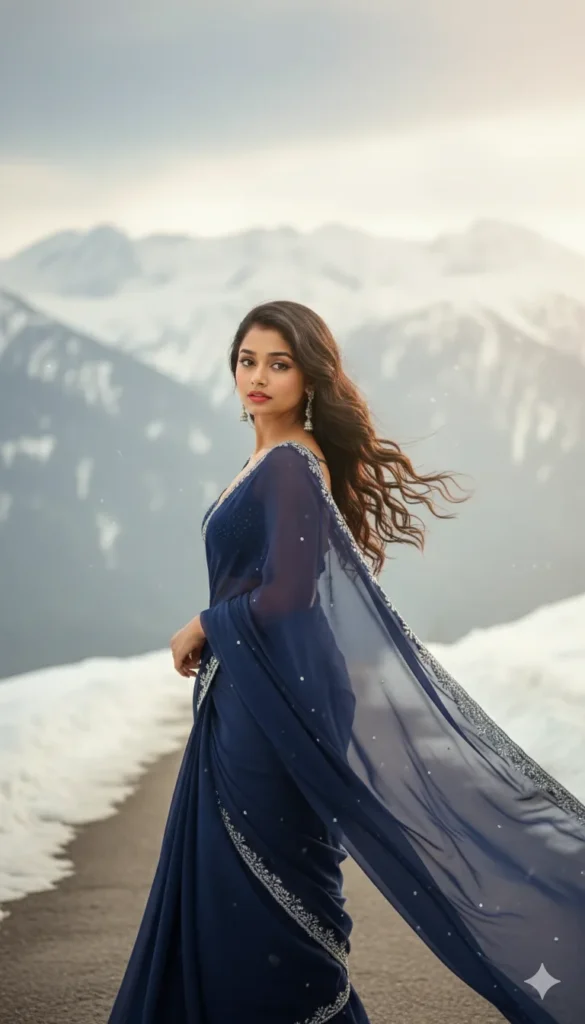 girl snow ai trend instagram