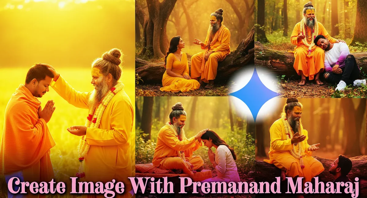 premanand maharaj ji gemini ai photo editing prompt