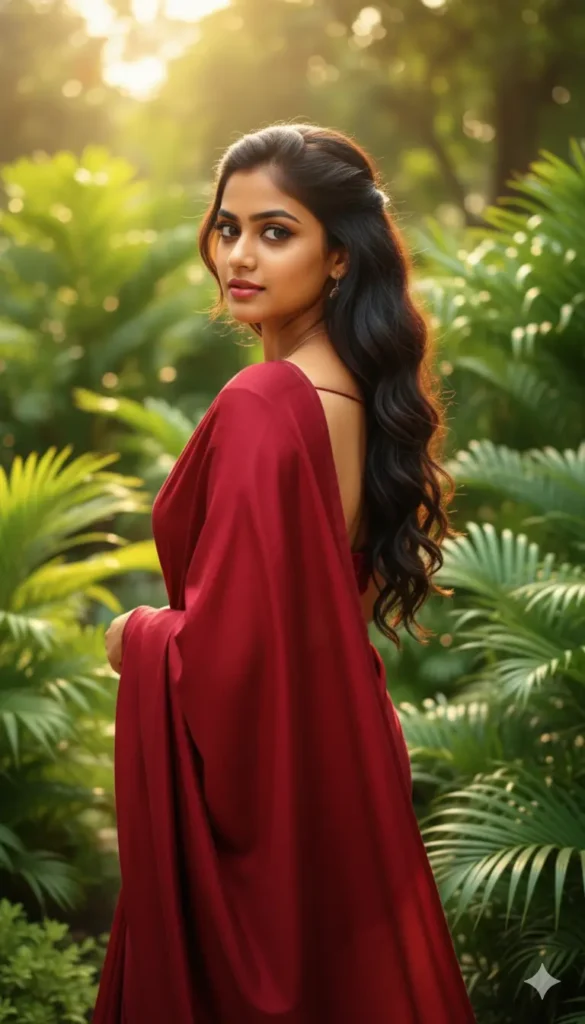 prompt for gemini ai saree look girl