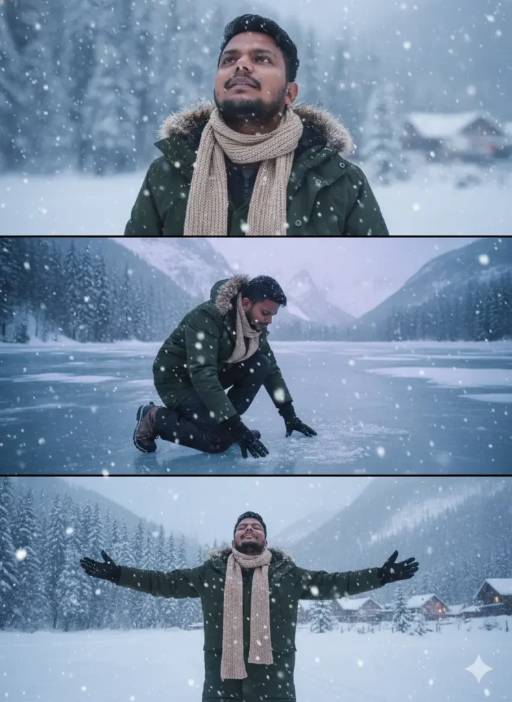 prompt for gemini snow trend boy