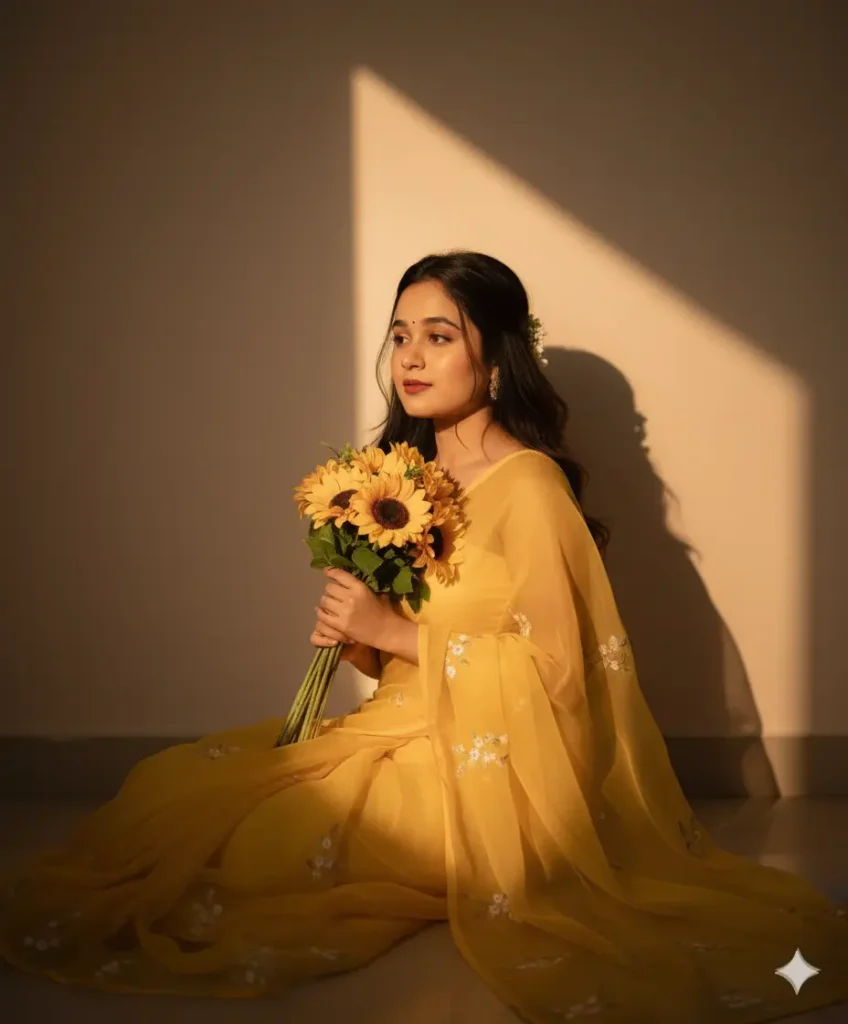 retro style prompt for gemini girl