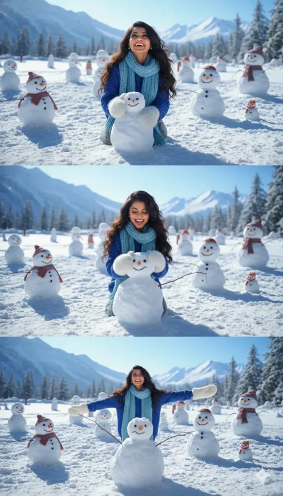 snow prompt for gemini